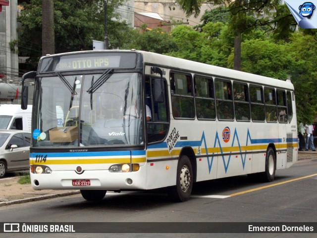 Trevo Transportes Coletivos 1114 na cidade de Porto Alegre, Rio Grande do Sul, Brasil, por Emerson Dorneles. ID da foto: 12082697.
