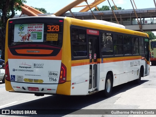 Transportes Paranapuan B10007 na cidade de Rio de Janeiro, Rio de Janeiro, Brasil, por Guilherme Pereira Costa. ID da foto: 12082754.