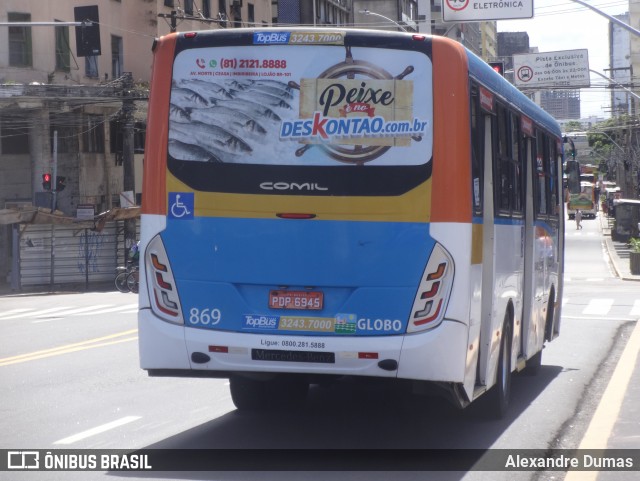Transportadora Globo 869 na cidade de Recife, Pernambuco, Brasil, por Alexandre Dumas. ID da foto: 12081990.