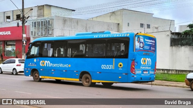 JTP Transportes - COM Porto Velho 02.031 na cidade de Porto Velho, Rondônia, Brasil, por David Braga. ID da foto: 12081460.