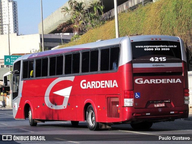 Expresso Gardenia 4215 na cidade de Belo Horizonte, Minas Gerais, Brasil, por Paulo Gustavo. ID da foto: 12082164.