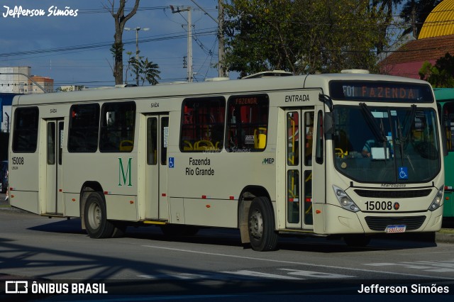 Leblon Transporte de Passageiros 15008 na cidade de Curitiba, Paraná, Brasil, por Jefferson Simões. ID da foto: 12082350.