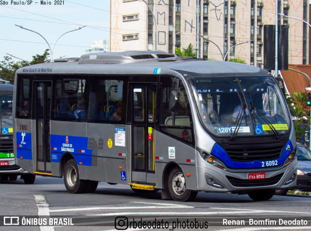 Transcooper > Norte Buss 2 6092 na cidade de São Paulo, São Paulo, Brasil, por Renan  Bomfim Deodato. ID da foto: 12082874.