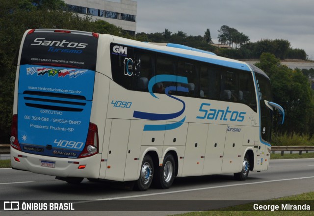 Santos Viagens e Turismo 4090 na cidade de Santa Isabel, São Paulo, Brasil, por George Miranda. ID da foto: 12082996.