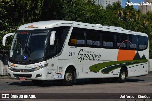 Transportes Graciosa 21 na cidade de Curitiba, Paraná, Brasil, por Jefferson Simões. ID da foto: 12082597.