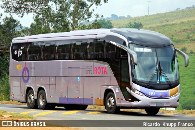 Rota Transportes Rodoviários 9155 na cidade de Manhuaçu, Minas Gerais, Brasil, por Ricardo  Knupp Franco. ID da foto: 12082903.