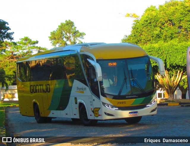 Empresa Gontijo de Transportes 7145 na cidade de Eunápolis, Bahia, Brasil, por Eriques  Damasceno. ID da foto: 12083300.