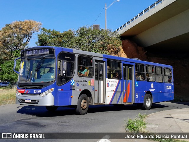Transportes Capellini 33.107 na cidade de Campinas, São Paulo, Brasil, por José Eduardo Garcia Pontual. ID da foto: 12082111.