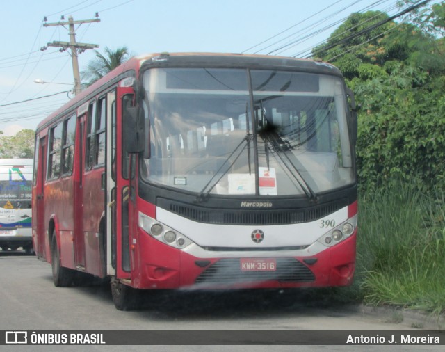 Ônibus Particulares 3516 na cidade de Itaguaí, Rio de Janeiro, Brasil, por Antonio J. Moreira. ID da foto: 12082183.