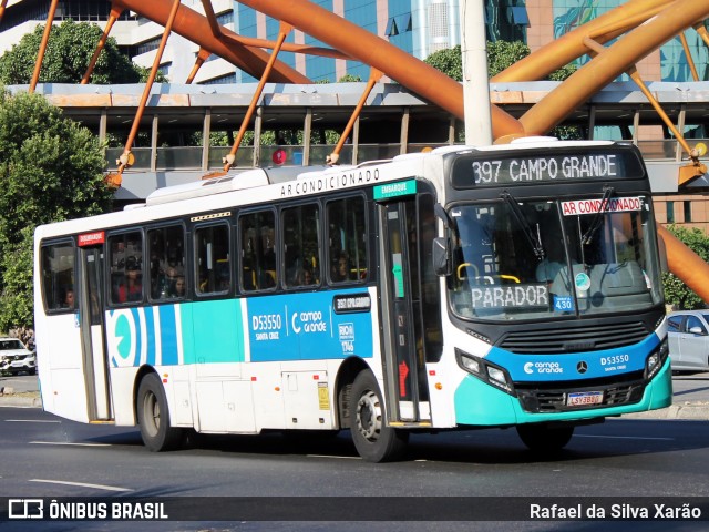 Transportes Campo Grande D53550 na cidade de Rio de Janeiro, Rio de Janeiro, Brasil, por Rafael da Silva Xarão. ID da foto: 12082798.