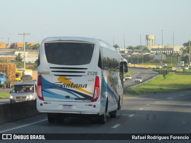 Empresas de Transportes Santana e São Paulo 2520 na cidade de Salvador, Bahia, Brasil, por Rafael Rodrigues Forencio. ID da foto: 12081921.