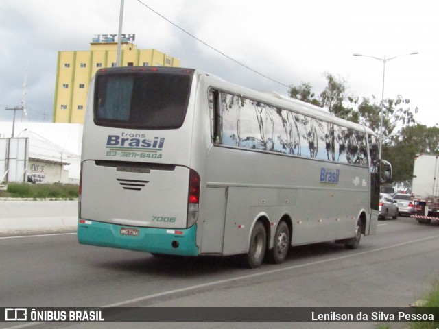 Trans Brasil > TCB - Transporte Coletivo Brasil 7006 na cidade de Caruaru, Pernambuco, Brasil, por Lenilson da Silva Pessoa. ID da foto: 12083232.