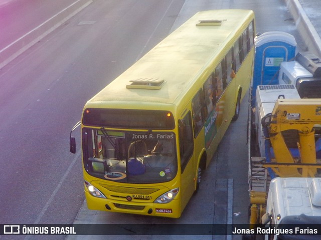 Dom Bosco Turismo e Transportes RJ 551.011 na cidade de Rio de Janeiro, Rio de Janeiro, Brasil, por Jonas Rodrigues Farias. ID da foto: 12083176.