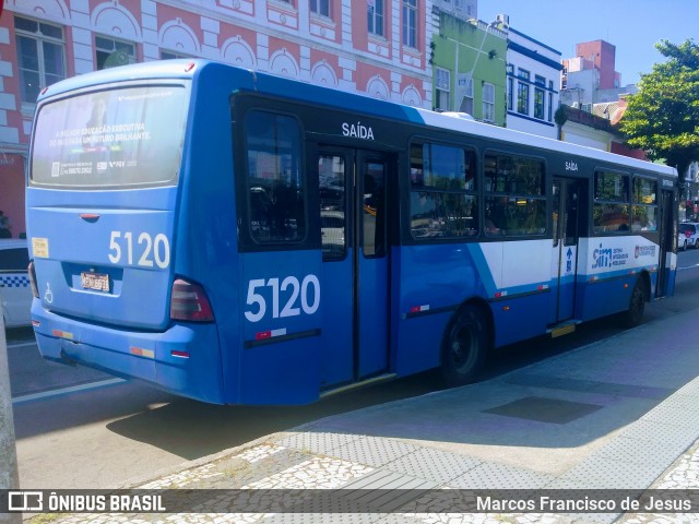 Insular Transportes Coletivos 5120 na cidade de Florianópolis, Santa Catarina, Brasil, por Marcos Francisco de Jesus. ID da foto: 12081391.