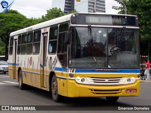 Trevo Transportes Coletivos 1170 na cidade de Porto Alegre, Rio Grande do Sul, Brasil, por Emerson Dorneles. ID da foto: 12082705.
