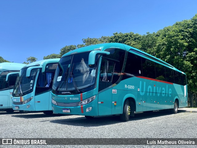 Univale Transportes R-0200 na cidade de Camaçari, Bahia, Brasil, por Luís Matheus Oliveira. ID da foto: 12081600.