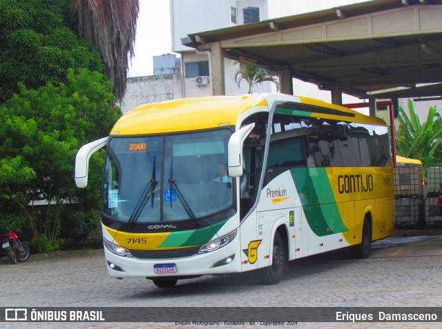 Empresa Gontijo de Transportes 7145 na cidade de Eunápolis, Bahia, Brasil, por Eriques  Damasceno. ID da foto: 12083299.