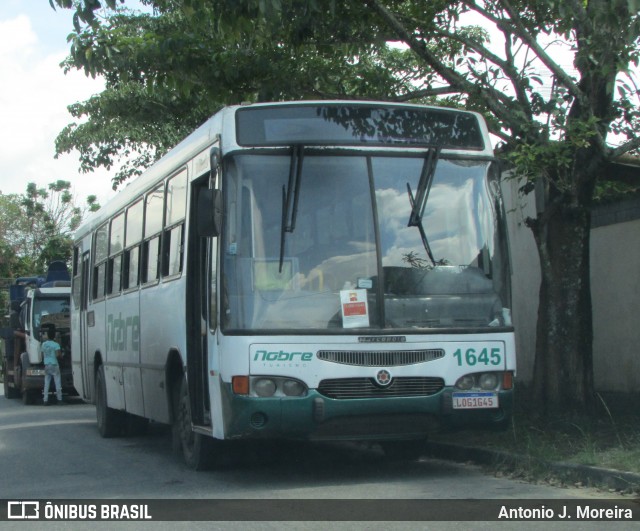 Nobre Transporte e Turismo 1645 na cidade de Itaguaí, Rio de Janeiro, Brasil, por Antonio J. Moreira. ID da foto: 12082099.