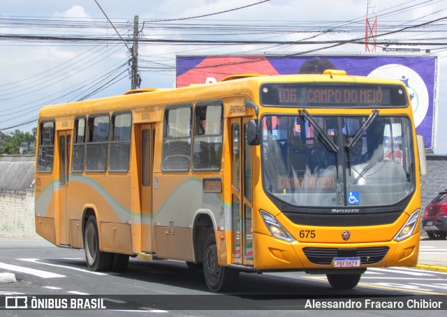 Transportes Coletivos Nossa Senhora da Piedade 675 na cidade de Campo Largo, Paraná, Brasil, por Alessandro Fracaro Chibior. ID da foto: 12082089.