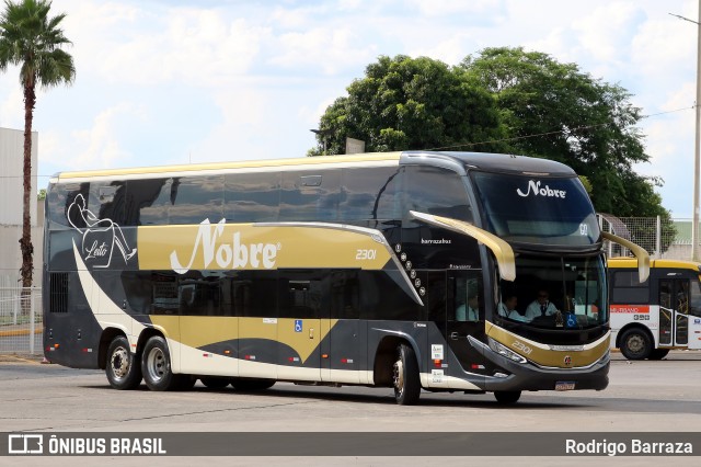 Nobre Transporte Turismo 2301 na cidade de Goiânia, Goiás, Brasil, por Rodrigo Barraza. ID da foto: 12083063.