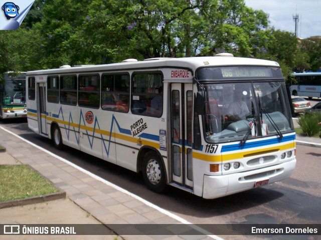 Trevo Transportes Coletivos 1157 na cidade de Porto Alegre, Rio Grande do Sul, Brasil, por Emerson Dorneles. ID da foto: 12082690.
