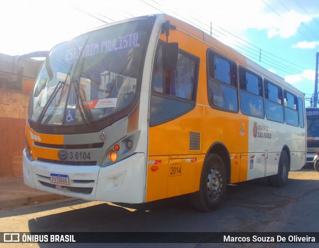 Transunião Transportes 3 6104 na cidade de São Paulo, São Paulo, Brasil, por Marcos Souza De Oliveira. ID da foto: 12082837.