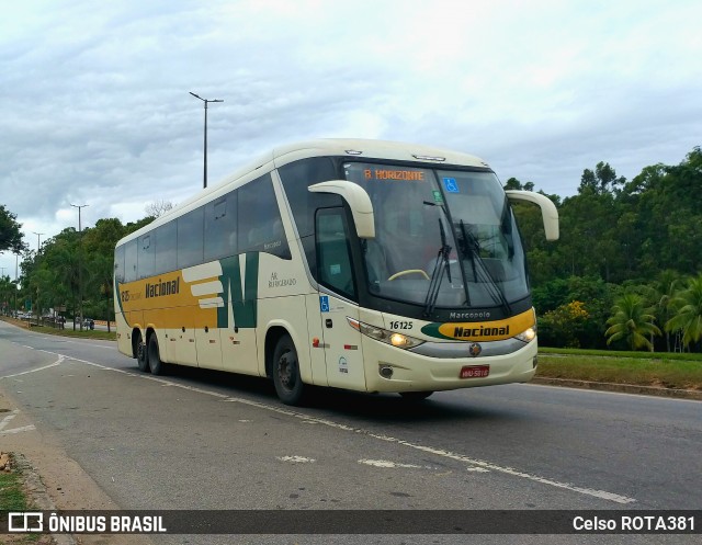 Viação Nacional 16125 na cidade de Ipatinga, Minas Gerais, Brasil, por Celso ROTA381. ID da foto: 12081475.