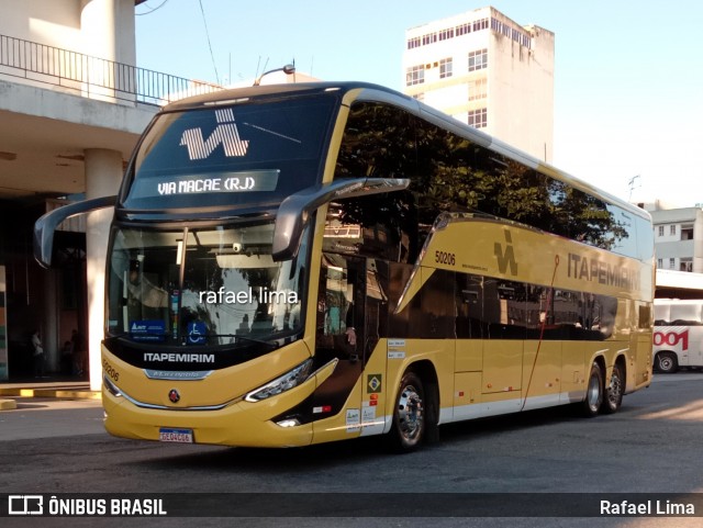 Viação Nova Itapemirim 50206 na cidade de Niterói, Rio de Janeiro, Brasil, por Rafael Lima. ID da foto: 12082114.