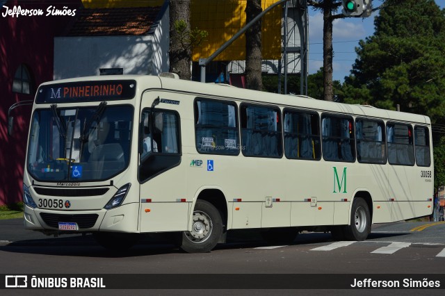 Reunidas Transportes Coletivos 30058 na cidade de Curitiba, Paraná, Brasil, por Jefferson Simões. ID da foto: 12082348.