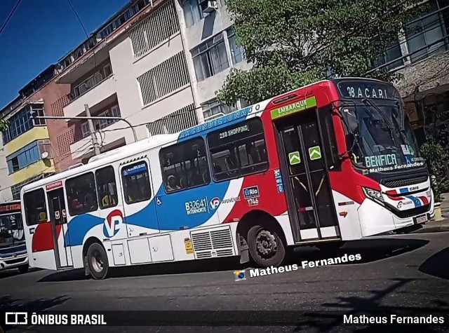 Viação Pavunense B32641 na cidade de Rio de Janeiro, Rio de Janeiro, Brasil, por Matheus Fernandes. ID da foto: 12081564.