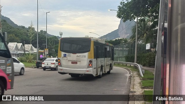 Real Auto Ônibus A41378 na cidade de Rio de Janeiro, Rio de Janeiro, Brasil, por Fábio Batista. ID da foto: 12081558.