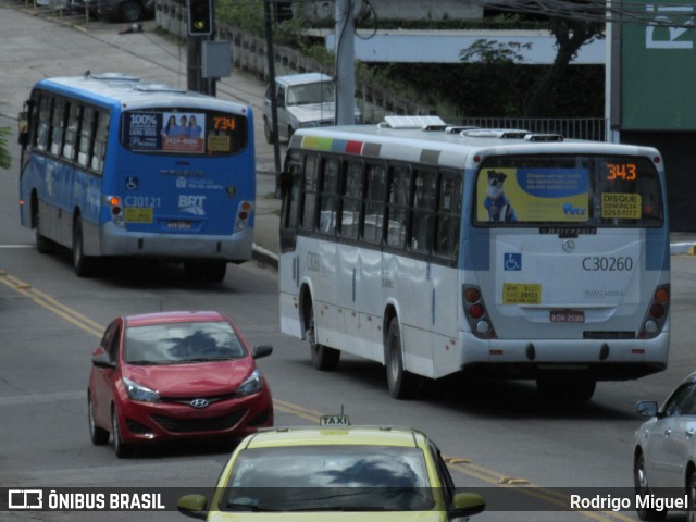 Transportes Futuro C30260 na cidade de Rio de Janeiro, Rio de Janeiro, Brasil, por Rodrigo Miguel. ID da foto: 12082773.
