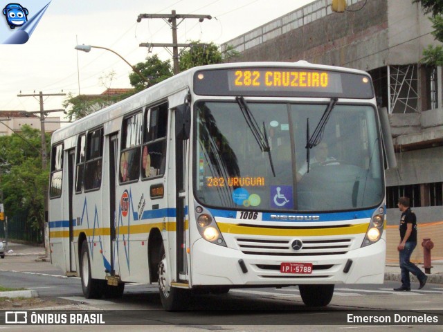 Trevo Transportes Coletivos 1006 na cidade de Porto Alegre, Rio Grande do Sul, Brasil, por Emerson Dorneles. ID da foto: 12082715.