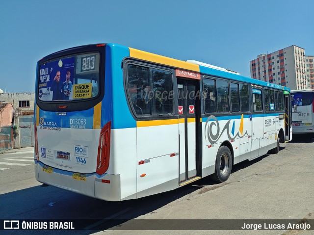 Transportes Barra D13063 na cidade de Rio de Janeiro, Rio de Janeiro, Brasil, por Jorge Lucas Araújo. ID da foto: 12083081.