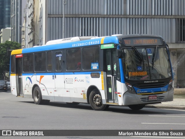 Transportes Futuro C30008 na cidade de Rio de Janeiro, Rio de Janeiro, Brasil, por Marlon Mendes da Silva Souza. ID da foto: 12082102.