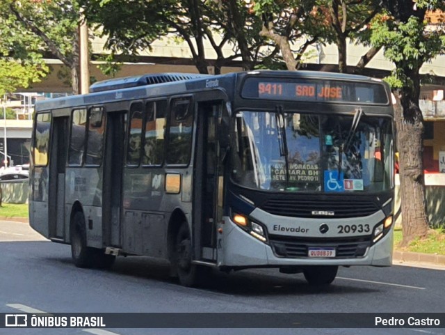 SM Transportes 20933 na cidade de Belo Horizonte, Minas Gerais, Brasil, por Pedro Castro. ID da foto: 12082402.
