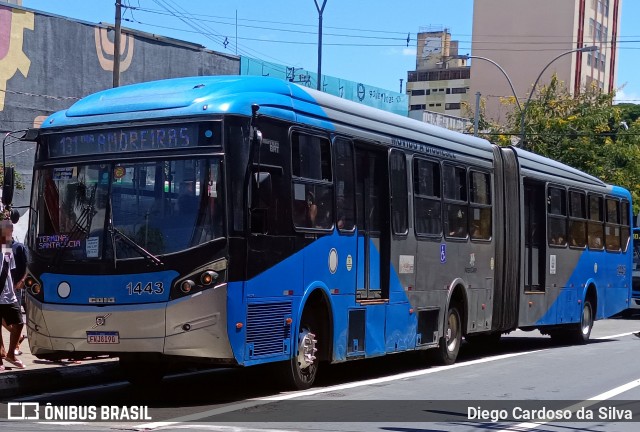 VB Transportes e Turismo 1443 na cidade de Campinas, São Paulo, Brasil, por Diego Cardoso da Silva. ID da foto: 12081951.