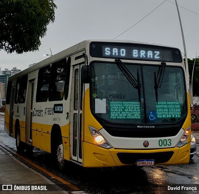 Empresa de Transportes Nova Marambaia AT-66510 na cidade de Belém, Pará, Brasil, por David França. ID da foto: 12081930.