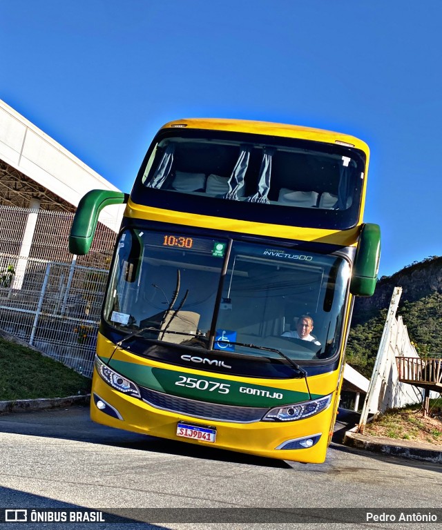Empresa Gontijo de Transportes 25075 na cidade de Pará de Minas, Minas Gerais, Brasil, por Pedro Antônio. ID da foto: 12081654.