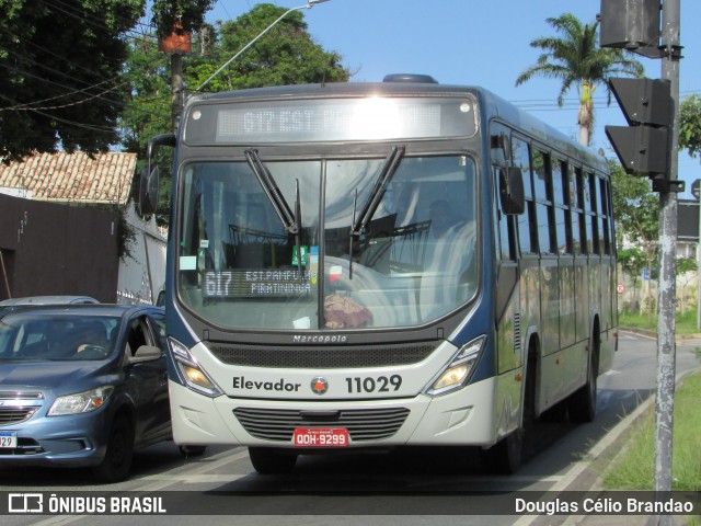 Milênio Transportes 11029 na cidade de Belo Horizonte, Minas Gerais, Brasil, por Douglas Célio Brandao. ID da foto: 12083165.