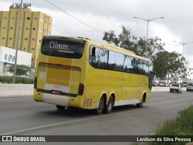 Viação Itapemirim 8711 na cidade de Caruaru, Pernambuco, Brasil, por Lenilson da Silva Pessoa. ID da foto: 12083234.