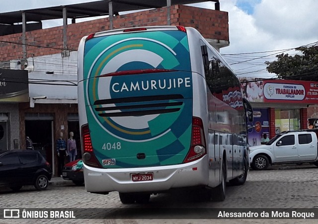 Auto Viação Camurujipe 4048 na cidade de Jaguaquara, Bahia, Brasil, por Alessandro da Mota Roque. ID da foto: 12082545.