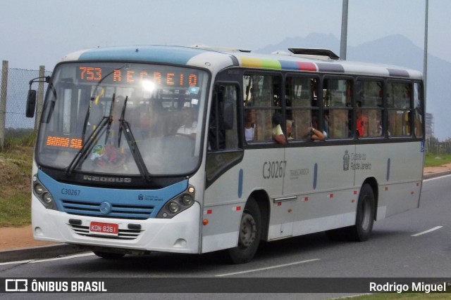 Transportes Futuro C30267 na cidade de Rio de Janeiro, Rio de Janeiro, Brasil, por Rodrigo Miguel. ID da foto: 12082775.