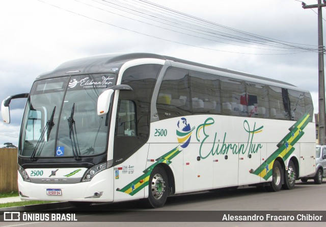 Empresa de Ônibus Riobrantur 2500 na cidade de Campo Largo, Paraná, Brasil, por Alessandro Fracaro Chibior. ID da foto: 12082079.