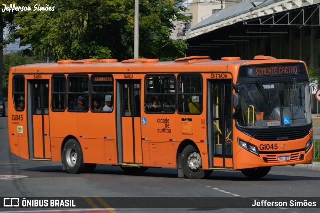 Viação Cidade Sorriso GI045 na cidade de Curitiba, Paraná, Brasil, por Jefferson Simões. ID da foto: 12082440.
