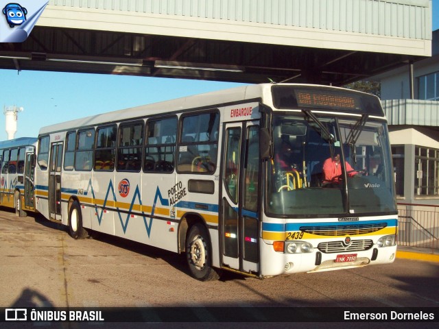 Restinga Transportes Coletivos 2439 na cidade de Porto Alegre, Rio Grande do Sul, Brasil, por Emerson Dorneles. ID da foto: 12082687.