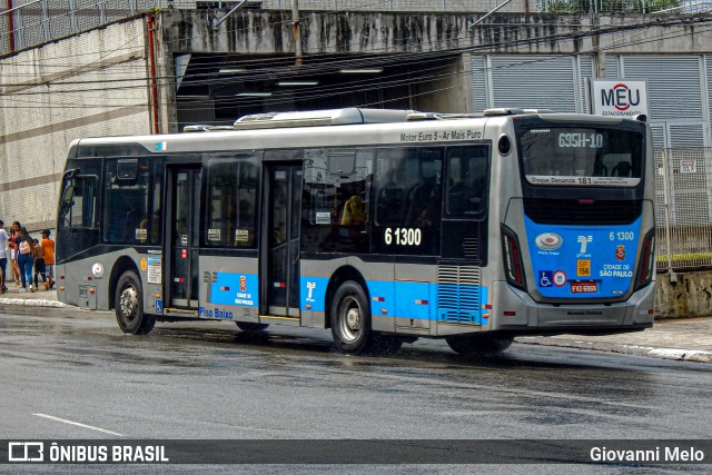Viação Grajaú S.A. 6 1300 na cidade de São Paulo, São Paulo, Brasil, por Giovanni Melo. ID da foto: 12081389.