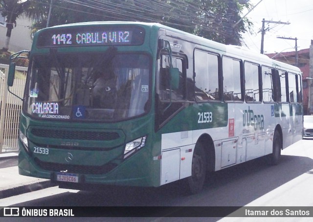 OT Trans - Ótima Salvador Transportes 21533 na cidade de Salvador, Bahia, Brasil, por Itamar dos Santos. ID da foto: 12081635.
