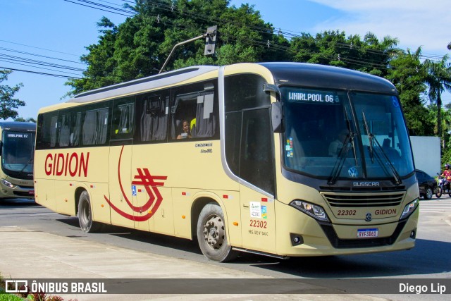 Gidion Transporte e Turismo 22302 na cidade de Joinville, Santa Catarina, Brasil, por Diego Lip. ID da foto: 12081915.