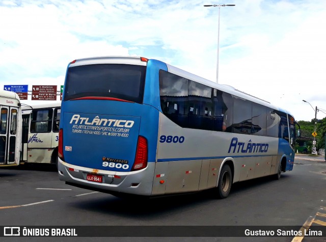 ATT - Atlântico Transportes e Turismo 9800 na cidade de Lauro de Freitas, Bahia, Brasil, por Gustavo Santos Lima. ID da foto: 12081904.
